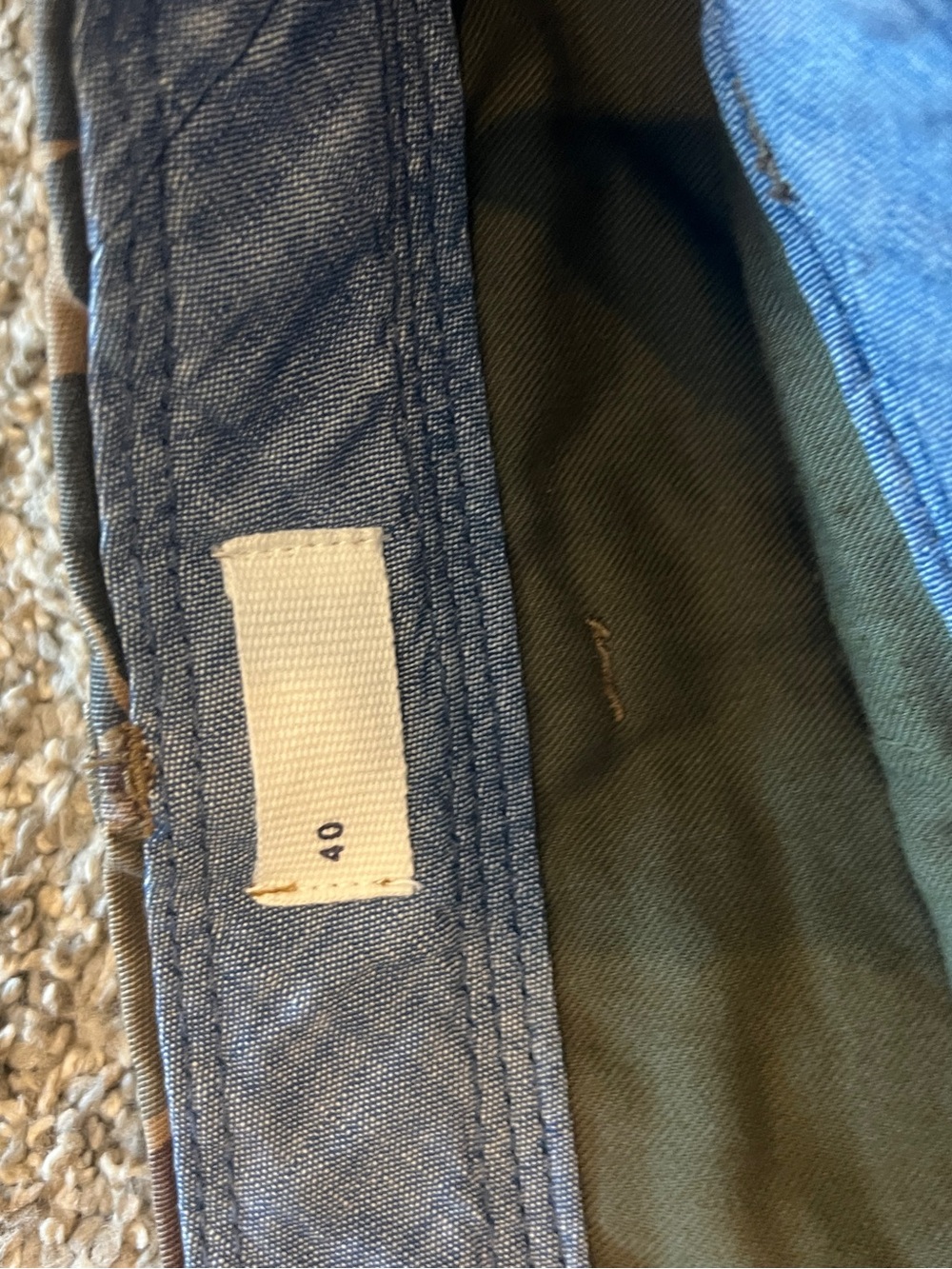 GAP Men's Camouflage Cargo Shorts - Brown, Olive, Black - Picture 3 of 4